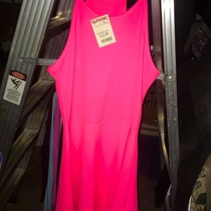 Women’s hot pink mini dress